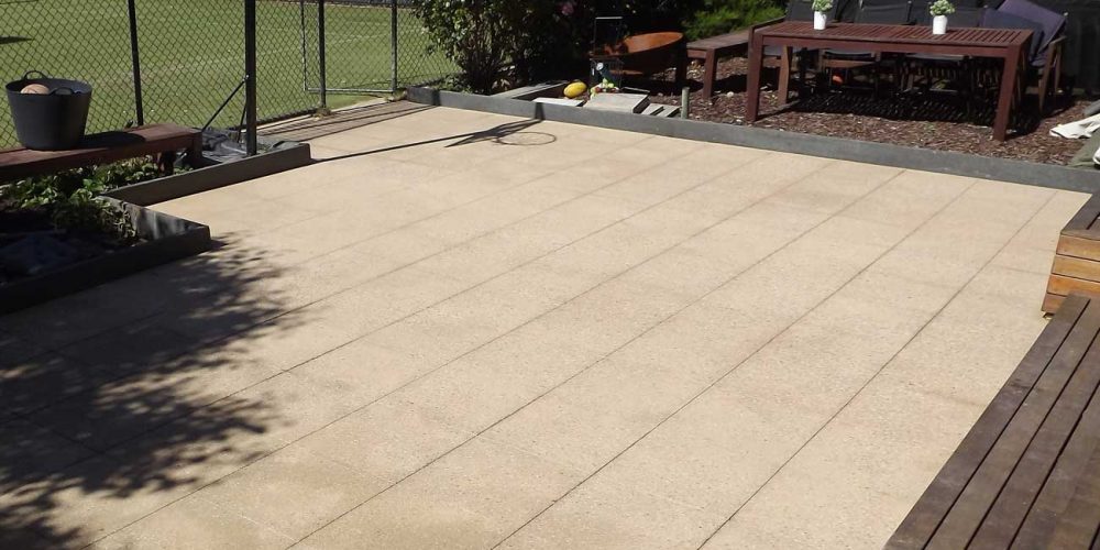 Milled and Sandblasted - Exposed Aggregate Concrete