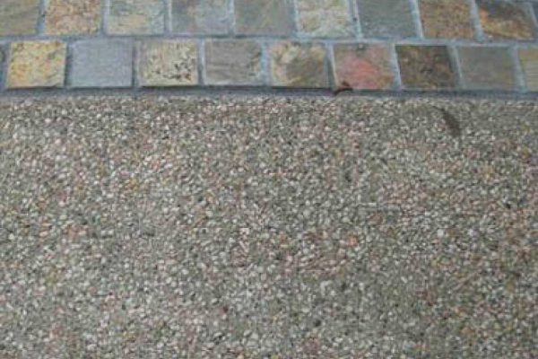 Tile Inserts - Exposed Aggregate Concrete