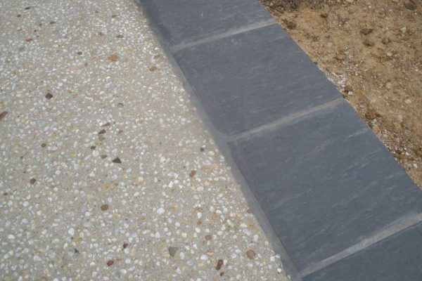 Tile Inserts - Exposed Aggregate Concrete